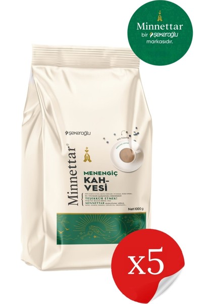 Minnettar Menengiç Kahvesi 5 x 1000 gr ( 5 Adet )