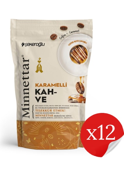 Minnettar Karamelli Kahve 12 x 165 gr ( 12 Adet )