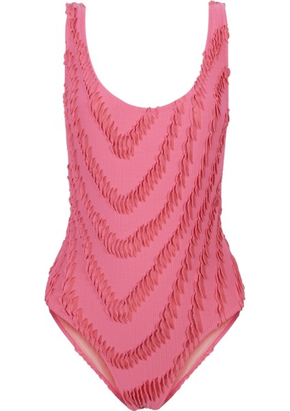 Dokulu U Yaka Pembe Mayo