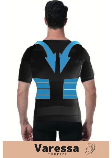 Yeni Sezon Bel Göğüs Dik Duruş Toparlayıcı Erkek Göbek Kısa Kol Korse Atlet fiyatları
