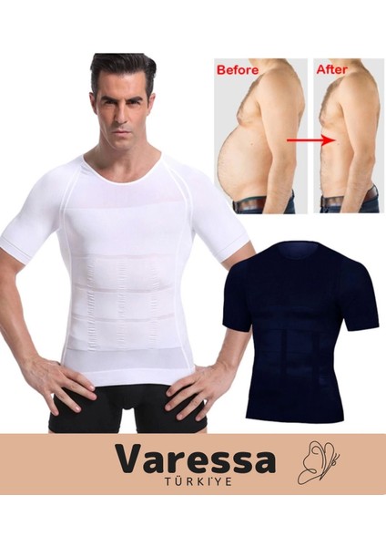 Yeni Sezon Bel Göğüs Dik Duruş Toparlayıcı Erkek Göbek Kısa Kol Korse Atlet fırsatları