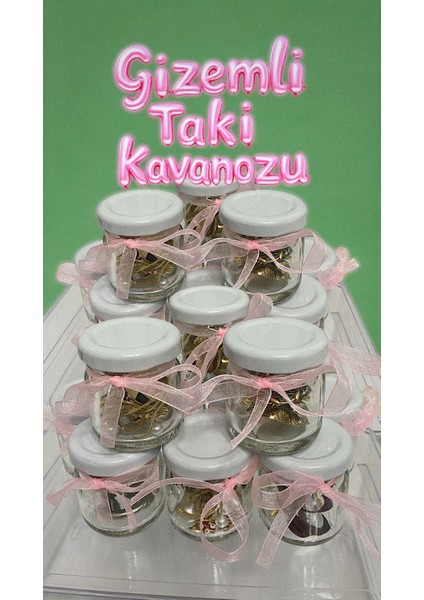 Gizemli Takı Kavanozu Orta Boy (Gold Silver Karışık)