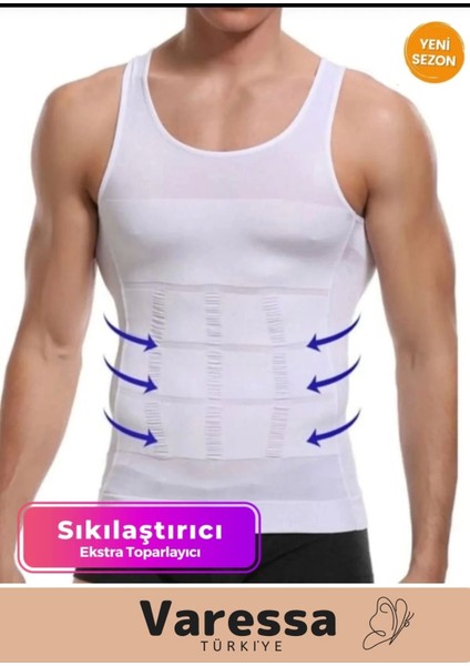 Yeni Sezon Bel Göğüs Dik Duruş Toparlayıcı Erkek Extra Göbek Korse Atlet