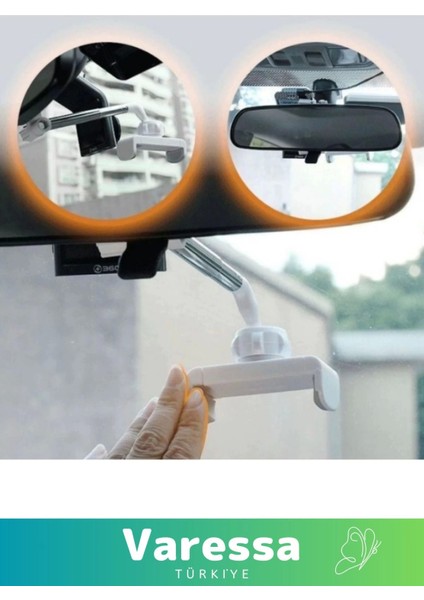 Yeni Üretim 360 Derece Dönebilen Ayarlanabilir Hızlı Sökülebilen Dikiz Aynaya Takılan Telefon Tutucu indirimleri