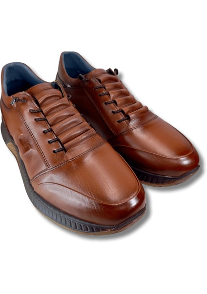 Kahverengi Hakiki Deri Günlük Spor Ayakkabı (Ks6) 44 indirimleri