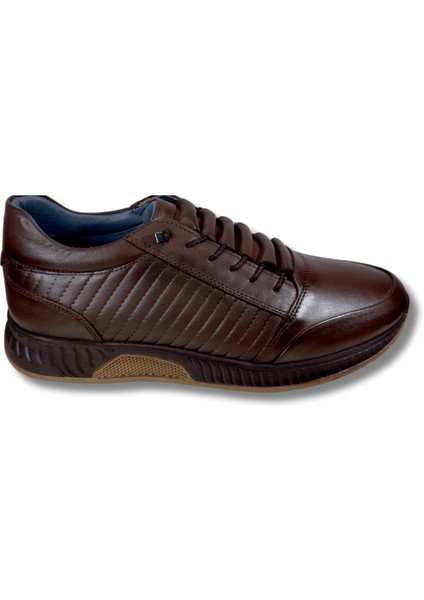 Kahverengi Hakiki Deri Günlük Spor Ayakkabı (Ks4) 44