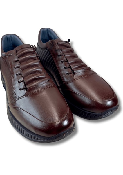 Kahverengi Hakiki Deri Günlük Spor Ayakkabı (Ks4) 44 indirimleri