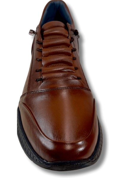 Kahverengi Hakiki Deri Günlük Spor Ayakkabı (Ks8) 42 modelleri