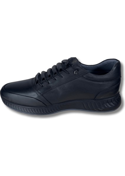 Siyah Hakiki Deri Günlük Spor Ayakkabı (Ss4) 40 fiyatları