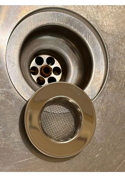 Paslanmaz Çelik Lavabo Süzgeci Evye 7,5 cm