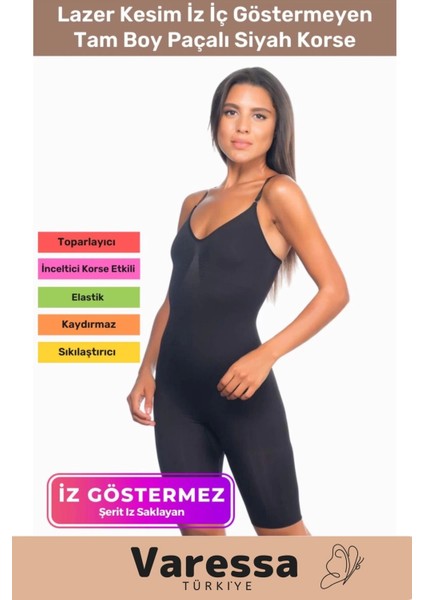 Özel Seri Vücut Şekillendirici Toparlayıcı Kadın Rahat Günlük Tam Boy Paçalı Korse