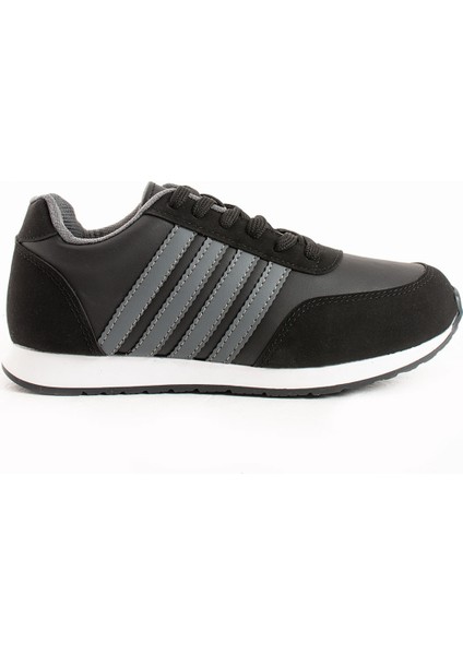 Günlük Sneaker Unisex Çizgili Günlük Rahat Kaliteli Konforlu Bağcıklı Sneaker Spor Ayakkabı