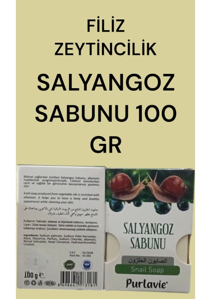 Salyangoz Sabun 100 gr