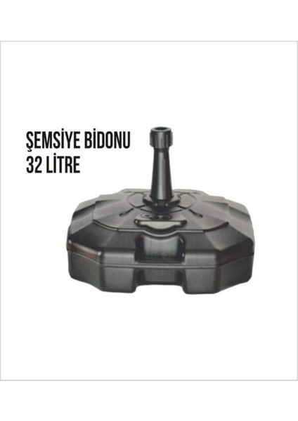 Şemsiye Bidonu (Ağırlık Bidonu – Bayrak, Pano, Reklam Direği Için) 32 Litre