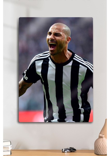 Metal Baskı, Ricardo Quaresma B.jk Bessiktas - Parlak Dekoratif Sporcu Duvar Tablosu