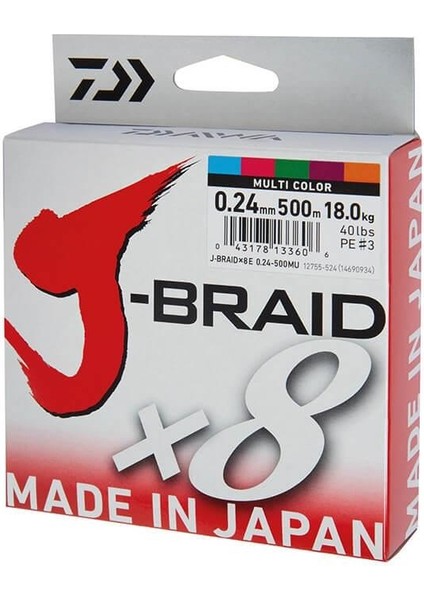 J-Braid X8 Ip Olta Misinası 300MT