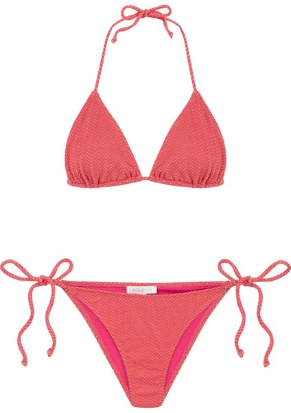 Dokulu Üçgen Bikini Takım