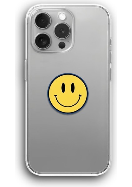Apple iPhone 11 Pro Max Uyumlu Şeffaf Kılıf Street Gülen Yüz Sokak Minimal