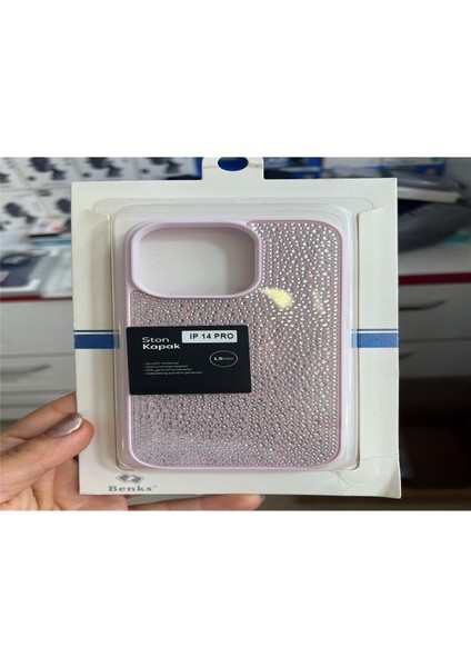 Apple iPhone 14 Pro Taşlı Silikon