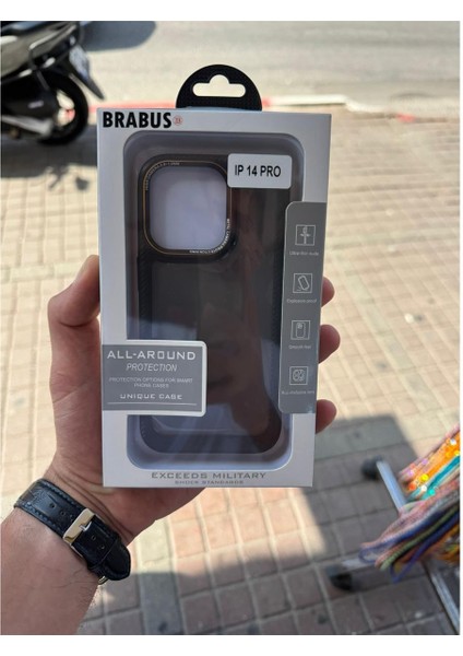 IP14PRO Karbon Kenarlı Silikon