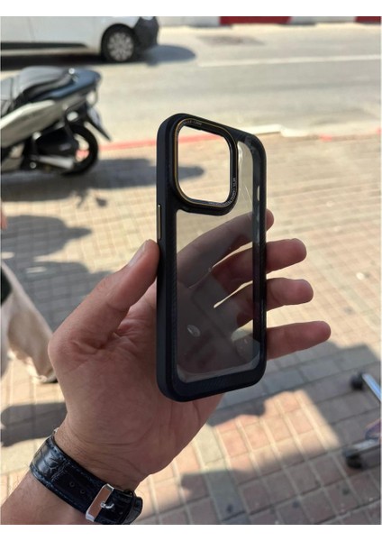 IP14PRO Karbon Kenarlı Silikon