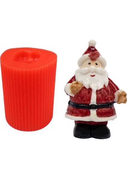 Yılbaşı Modelleri - Noel Baba Silikon Mum Kalıbı modelleri