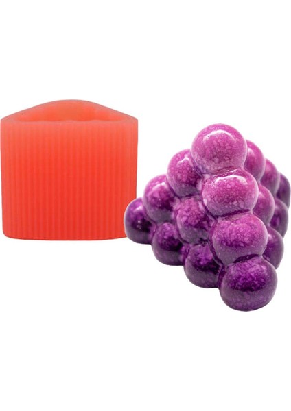 Piramit Bubble Silikon Mum Kalıbı 3.5 x 3.5 cm modelleri