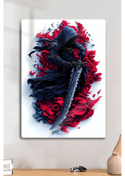 Metal Baskı Parlak Duvar Tablosu - Warrior Savaşçı