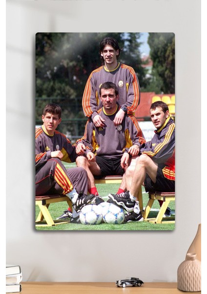Metal Baskı Parlak Duvar Tablosu - G.s. Old's 2000 Uefa Cup