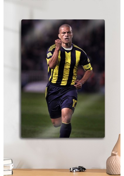 Metal Tablo, Sporcu, Futbol Hediyelik Tablo - Ale x De Souza, Fener F.b.