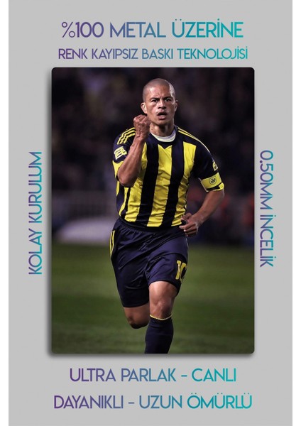 Metal Tablo, Sporcu, Futbol Hediyelik Tablo - Ale x De Souza, Fener F.b. fiyatları