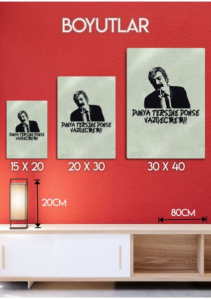 Müslüm Gürses, Baba - Dekoratif Metal Tablo fırsatları