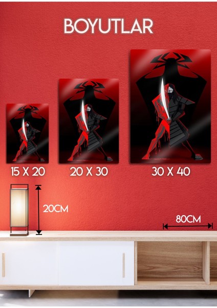 Samuray Jack - Metal Tablo fırsatları