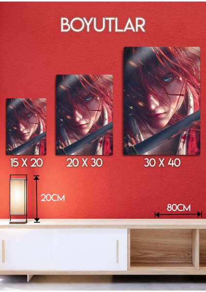 Rurouni Kenshin, Anime - Metal Tablo fırsatları