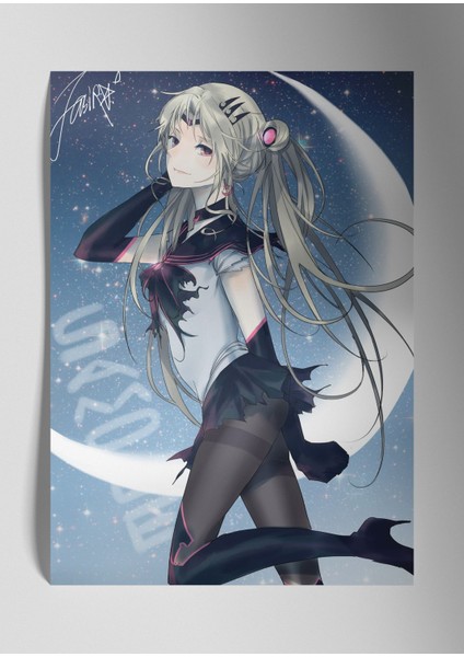 Metal Baskı Anime Duvar Tablosu - Usagi Tsukino