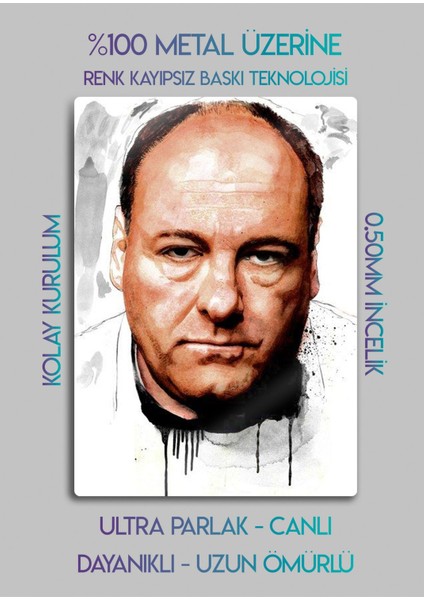 Tony Soprano, The Sopranos - Metal Tablo fiyatları