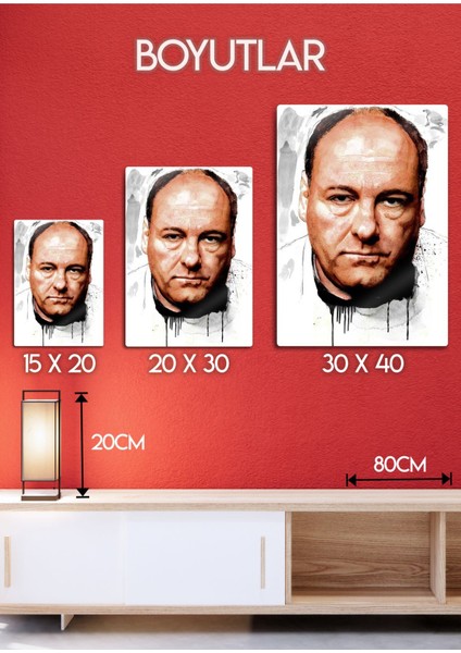 Tony Soprano, The Sopranos - Metal Tablo fırsatları