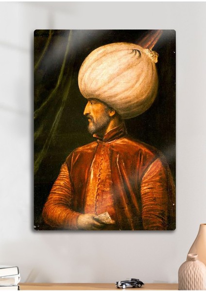 Osmanlı Sultan Süleyman, Muhteşem Yüzyıl - Parlak Metal Baskı Tablo