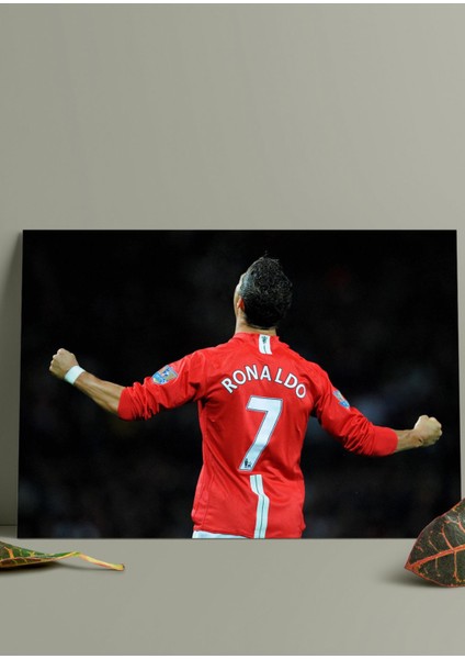 Metal Baskı Parlak Duvar Tablosu - Cristiano Ronaldo Cr7 fiyatları