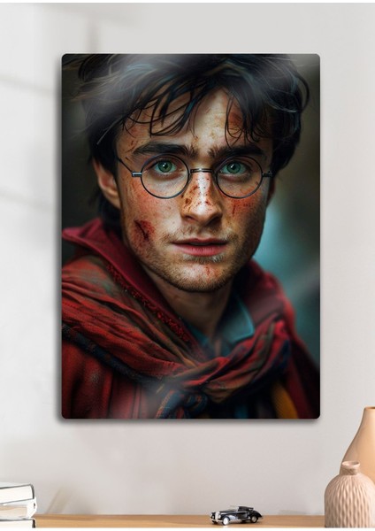 Harry Potter, J. K. Rowling - Parlak Metal Baskı Tablo