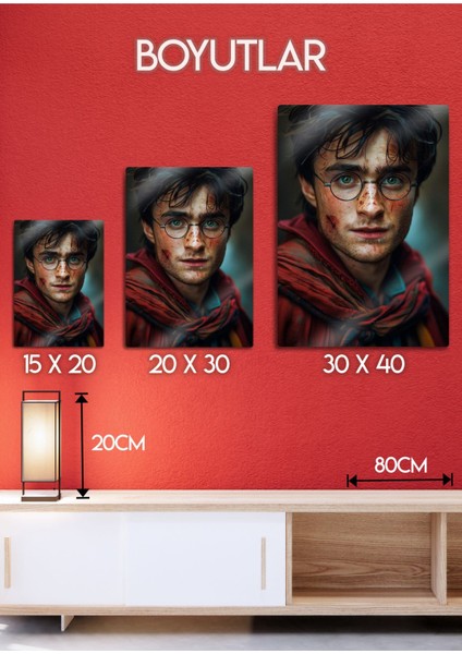 Harry Potter, J. K. Rowling - Parlak Metal Baskı Tablo fırsatları