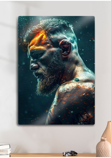 Conor Mcgregor, Ufc - Parlak Metal Baskı Tablo