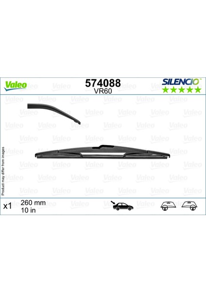 Silecek Supurgesi Arka 260MM Mercedes B-Class W246 11 18 . Renault Captur 20 Nrmsa
