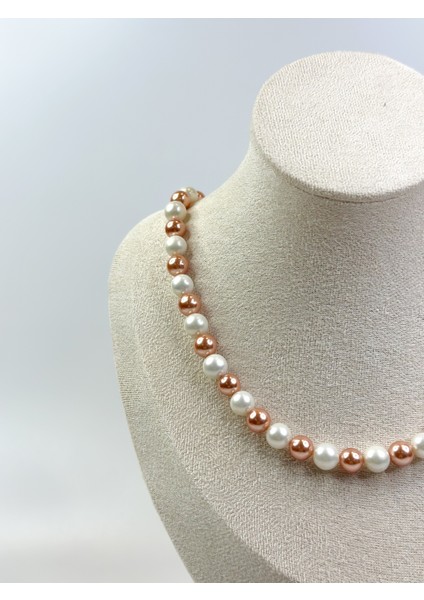 Rose Gold - White İnci Kolye fiyatları