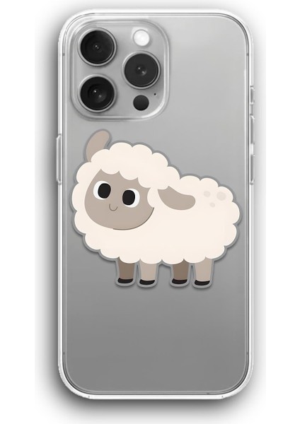 Apple iPhone 11 Pro Uyumlu Şeffaf Kılıf Tatlı Kuzucuk Çocuk