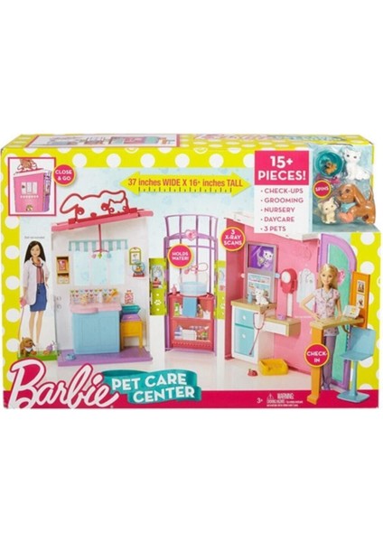 Luxury ve Hayvancıkları Veteriner Oyun Merkezi Barbi Pet Care Canter Oyuncakları Eğitici Set 1 Adet