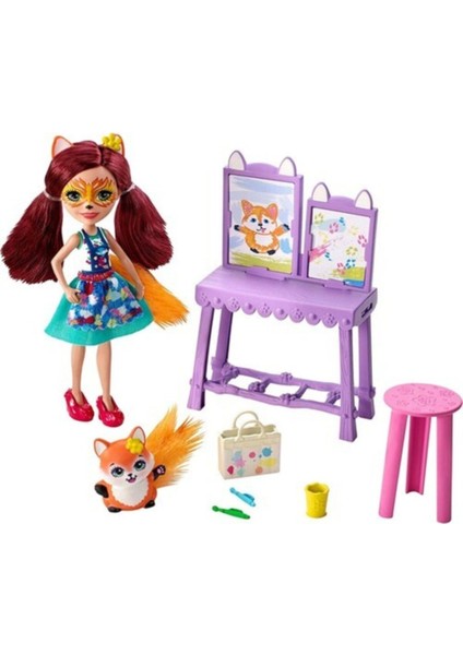 Luxury Mattel Enchantimals Bebekleri Piknikte Oyun Seti FCC62-GBX03 1 Adet