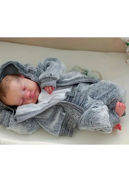Luxury Reborn Gerçekçi Tüm Vücut Vinil Silikon Gercekci Bebek Et Oyuncak Sanatsal Bebek 45 cm El Yapımı 1 Adet fiyatları