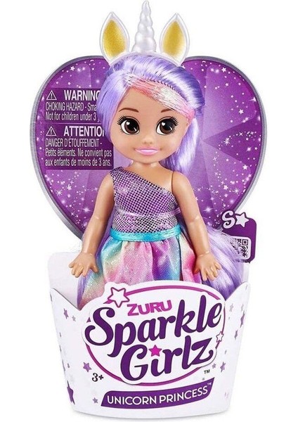 PAK01000 Sparkle Girlz 12CM Unicorn Prenses Cupcake - 10094TQ3 1 Adet