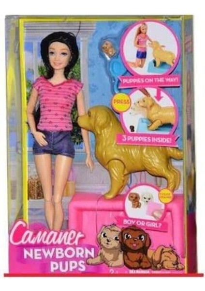 Luxury Oyuncak Bebek Doğum Yapan Köpekli 1 Adet